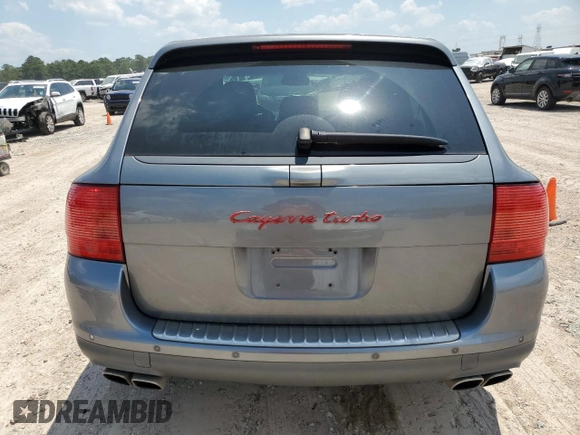 2005 Porsche Cayenne Turbo with VIN WP1AC29P55LA92346, listed as a Copart auction lot 66684234 with 0 mi miles and Clean Title. Bid and sale history available at carsss.com. Image 6.