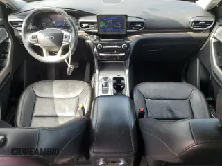 2022 Ford Explorer Limited with VIN 1FMSK7FH1NGA79598, listed as a Copart auction lot 45244325 with 56,275 mi miles and Salvage Title. Bid and sale history available at carsss.com. Image 8.