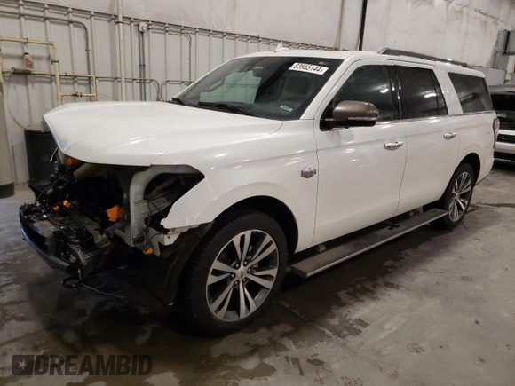 2020 Ford Expedition Max King Ranch with VIN 1FMJK1PT9LEA87291, listed as a Copart auction lot 83955144 with 71,693 mi miles and Salvage Title. Bid and sale history available at DreamBid. Image 1.