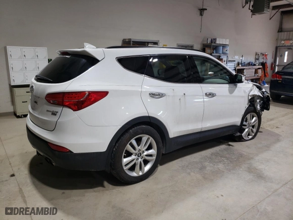 2015 Hyundai Santa Fe Sport with VIN 5XYZW4LA6FG250167, listed as a Copart auction lot 45861155 with 66,430 mi miles and Salvage Title. Bid and sale history available at carsss.com. Image 3.