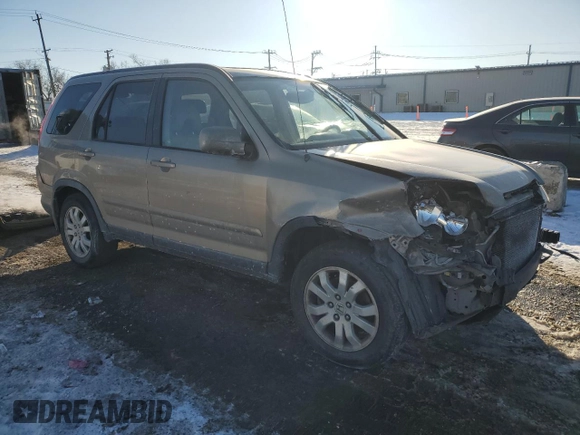 2005 Honda CR-V EX SE with VIN JHLRD78945C038170, listed as a Copart auction lot 45744965 with 171,637 mi miles and Salvage Title. Bid and sale history available at carsss.com. Image 4.
