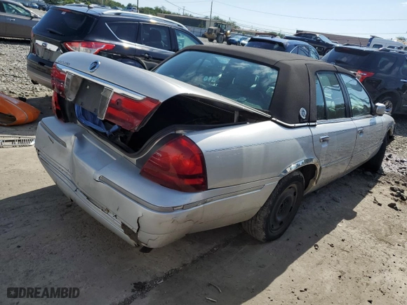 2003 Mercury Grand Marquis LS Premium with VIN 2MEFM75W03X650715, listed as a Copart auction lot 67927484 with 266,869 mi miles and Salvage Title. Bid and sale history available at carsss.com. Image 3.