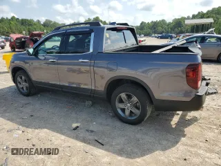 2022 Honda Ridgeline RTL-E with VIN 5FPYK3F72NB000908, listed as a Copart auction lot 65631535 with 35,796 mi miles and Salvage title. Bid and sale history available at DreamBid. Image 2.