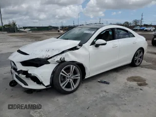 2020 Mercedes-Benz CLA with VIN W1K5J4GB6LN081682, listed as a Copart auction lot 51144505 with 53,823 mi miles and Non Repairable. Bid and sale history available at carsss.com. Image 1.