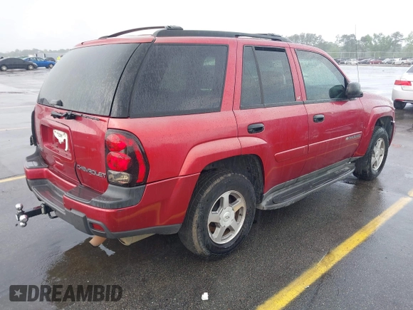2003 Chevrolet TrailBlazer LS with VIN 1GNDS13S732274374, listed as a IAAI auction lot 42083080 with Not Provided miles and . Bid and sale history available at DreamBid. Image 4.