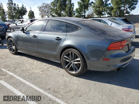 2015 Audi A7 Prestige with VIN WAU2GAFC9FN007341, listed as a Copart auction lot 84932524 with 62,672 mi miles and Salvage title. Bid and sale history available at DreamBid. Image 2.