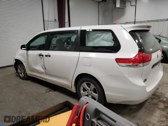 2013 Toyota Sienna L with VIN 5TDZK3DC3DS352709, listed as a Copart auction lot 50143905 with 126,059 mi miles and Salvage Title. Bid and sale history available at carsss.com. Image 2.