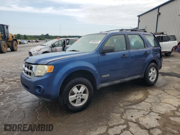 2008 Ford Escape XLS z VIN 1FMCU02Z18KB98824, wystawiony jako Copart lot #61684455 z przebiegiem 172 282 mil mil oraz Szkoda całkowita • Salvage title. Historia ofert i sprzedaży dostępna na DreamBid. Obrazek 1.