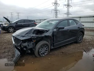 2024 Mazda CX-30 S with VIN 3MVDMBAM3RM610096, listed as a Copart auction lot 55055135 with 15,207 mi miles and Salvage title. Bid and sale history available at DreamBid. Image 1.