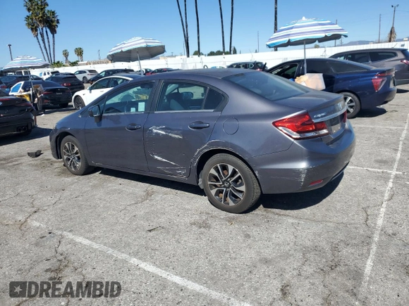 2014 Honda Civic Sedan EX with VIN 19XFB2F84EE259683, listed as a Copart auction lot 46661875 with 68,967 mi miles and Clean Title. Bid and sale history available at carsss.com. Image 2.