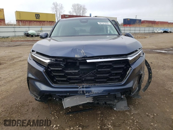 2025 Honda CR-V EX-L with VIN 7FARS4H76SE018005, listed as a Copart auction lot 52737255 with 147 mi miles and Salvage Title. Bid and sale history available at DreamBid. Image 5.