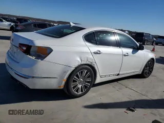 2016 Kia Cadenza Premium with VIN KNALN4D72G5216455, listed as a Copart auction lot 85194584 with 105,881 mi miles and Salvage Title. Bid and sale history available at carsss.com. Image 3.