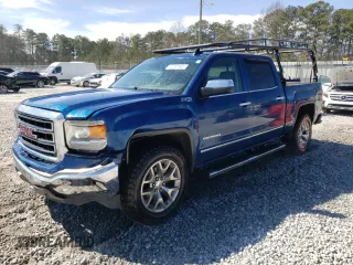 2015 GMC Sierra 1500 SLT with VIN 3GTU2VEC5FG490452, listed as a Copart auction lot 47257465 with 137,383 mi miles and Salvage Title. Bid and sale history available at DreamBid. Image 1.