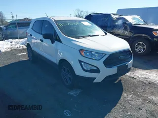 2020 Ford EcoSport S with VIN MAJ3S2FE7LC369923, listed as a IAAI auction lot 41575239 with 74,004 mi miles. Bid and sale history available at carsss.com. Image 1.