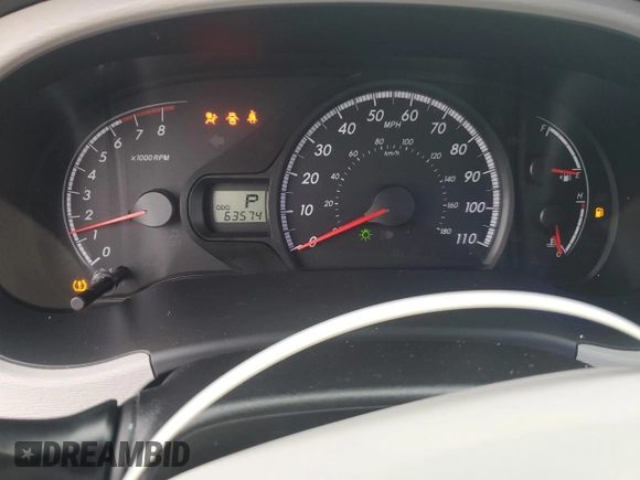 2012 Toyota Sienna LE AAS with VIN 5TDKK3DC1CS250776, listed as a Copart auction lot 45967195 with 63,574 mi miles and Salvage Title. Bid and sale history available at carsss.com. Image 9.