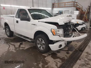 2013 Ford F-150 XL with VIN 1FTMF1EF4DFD41360, listed as a IAAI auction lot 41069794 with 159,097 mi miles. Bid and sale history available at carsss.com. Image 1.