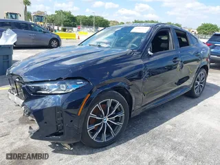 2024 BMW X6 xDrive40i with VIN 5UX33EX07R9V74903, listed as a IAAI auction lot 42063171 with 22,384 mi miles. Bid and sale history available at carsss.com. Image 18.