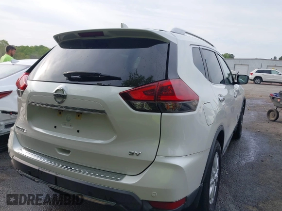 2019 Nissan Rogue SV with VIN KNMAT2MT3KP540707, listed as a IAAI auction lot 42034015 with 17,312 mi miles and . Bid and sale history available at DreamBid. Image 16.