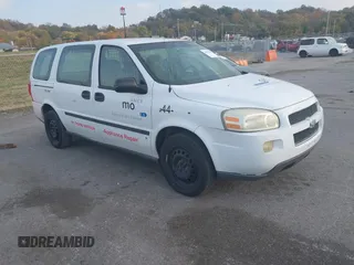 2008 Chevrolet Uplander LS Fleet with VIN 1GBDV13W48D104623, listed as a IAAI auction lot 40754745 with 91,034 mi miles and . Bid and sale history available at DreamBid. Image 1.