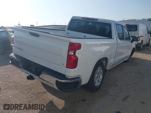 2025 Chevrolet Silverado 1500 LT with VIN 1GCPACED9SZ121665, listed as a IAAI auction lot 42086542 with 21,885 mi miles and . Bid and sale history available at DreamBid. Image 4.
