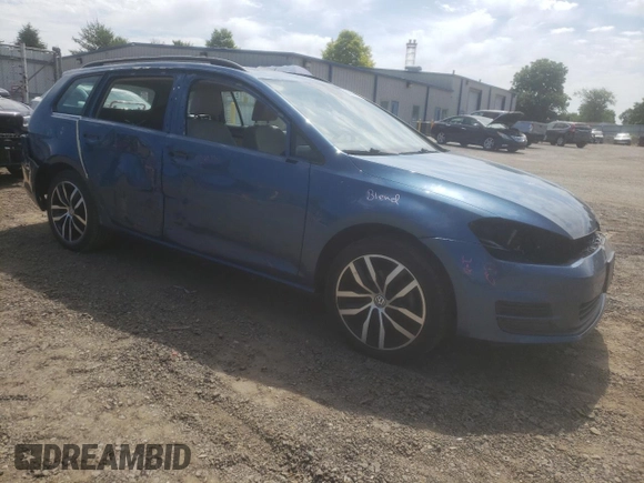 2016 Volkswagen Golf SportWagen TSI S with VIN 3VWC17AU9GM519640, listed as a Copart auction lot 58896704 with 77,463 mi miles and Salvage Title. Bid and sale history available at carsss.com. Image 4.