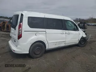 2018 Ford Transit Connect XLT with VIN NM0GS9F76J1378320, listed as a Copart auction lot 51428435 with 114,752 mi miles and Salvage title. Bid and sale history available at DreamBid. Image 3.
