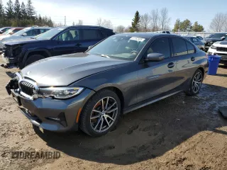 2021 BMW 3 Series 330i xDrive with VIN 3MW5R7J05M8B51153, listed as a Copart auction lot 51162025 with 35,244 mi miles and Clean Title. Bid and sale history available at carsss.com. Image 1.
