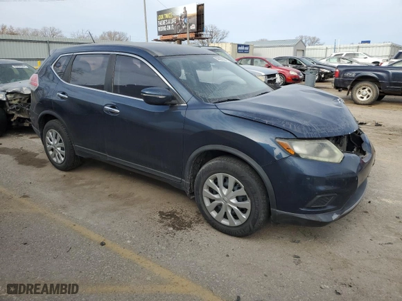 2015 Nissan Rogue S with VIN KNMAT2MV6FP533046, listed as a Copart auction lot 84405394 with 126,343 mi miles and Salvage Title. Bid and sale history available at carsss.com. Image 4.