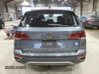 2022 Volkswagen Taos SE с VIN 3VVTX7B25NM050964, выставлен на аукционе Copart как лот 53791975 с пробегом 36 739 миль миль и Списание • Salvage title. История ставок и продаж доступна на DreamBid. Изображение 6.