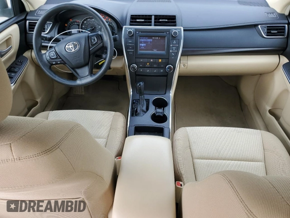 2015 Toyota Camry XLE with VIN 4T4BF1FK2FR474122, listed as a Copart auction lot 46443185 with 48,560 mi miles and Salvage Title. Bid and sale history available at carsss.com. Image 8.