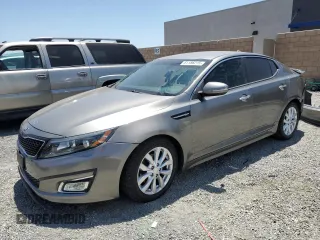 2015 Kia Optima LX with VIN 5XXGM4A71FG478215, listed as a Copart auction lot 61186215 with 167,969 mi miles and Salvage title. Bid and sale history available at DreamBid. Image 1.