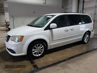 2014 Dodge Grand Caravan SXT z VIN 2C4RDGCGXER138025, wystawiony jako Copart lot #57941985 z przebiegiem 87 055 mil mil oraz Szkody całkowita. Historia ofert i sprzedaży dostępna na DreamBid. Obrazek 1.