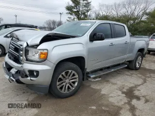 2015 GMC Canyon 4WD SLT with VIN 1GTG6CE33F1183608, listed as a Copart auction lot 45346075 with 96,881 mi miles and Salvage Title. Bid and sale history available at carsss.com. Image 1.