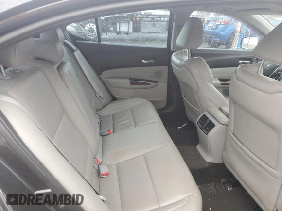 2015 Acura TLX V6 Advance with VIN 19UUB2F74FA023099, listed as a Copart auction lot 48636865 with 74,499 mi miles and Salvage Title. Bid and sale history available at carsss.com. Image 10.