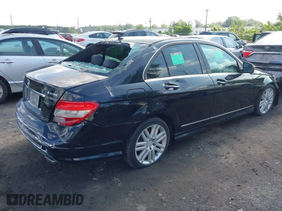 2009 Mercedes-Benz C 300 Sport with VIN WDDGF81X39R069285, listed as a IAAI auction lot 42754975 with 133,489 mi miles and . Bid and sale history available at DreamBid. Image 4.