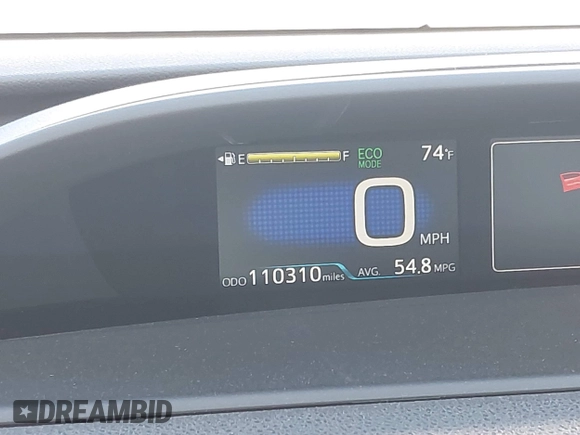 2017 Toyota Prius Two with VIN JTDKARFU4H3036689, listed as a IAAI auction lot 42265196 with 110,310 mi miles and . Bid and sale history available at DreamBid. Image 7.