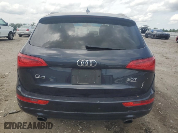 2013 Audi Q5 with VIN WA1CFBFPXDA032119, listed as a Copart auction lot 59907865 with 144,150 mi miles and Salvage title. Bid and sale history available at DreamBid. Image 6.