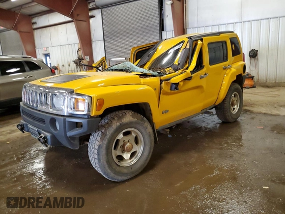 2007 Hummer H3 SUV z VIN 5GTDN13E278117244, wystawiony jako Copart lot #53061795 z przebiegiem Nie podano mil oraz Czysty tytuł • Clean title. Historia ofert i sprzedaży dostępna na DreamBid. Obrazek 1.