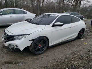 2018 Honda Civic Si Coupe with VIN 2HGFC3A51JH754357, listed as a Copart auction lot 47181595 with 71,494 mi miles and Clean Title. Bid and sale history available at carsss.com. Image 1.