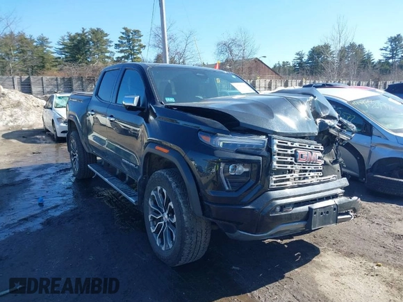 2023 GMC Canyon 4WD Denali with VIN 1GTP6FEK8P1263495, listed as a IAAI auction lot 41751989 with 55,501 mi miles and . Bid and sale history available at DreamBid. Image 1.