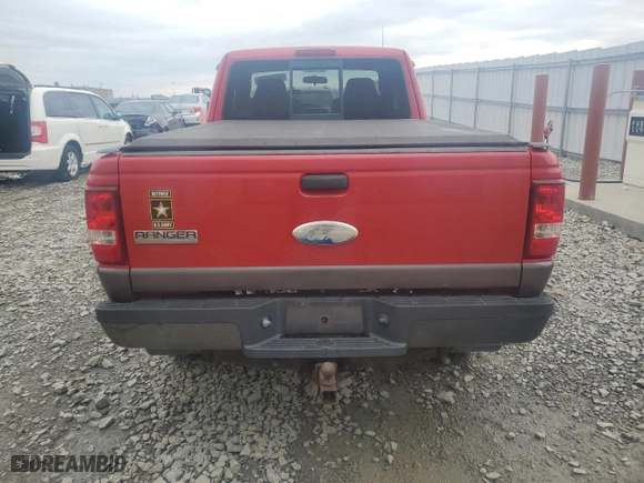 2006 Ford Ranger XLT with VIN 1FTZR45E26PA11803, listed as a Copart auction lot 54749095 with 98,205 mi miles and Clean Title. Bid and sale history available at carsss.com. Image 6.