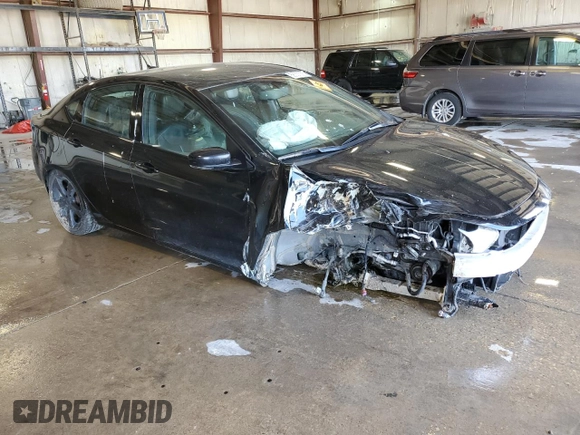 2014 Dodge Dart GT with VIN 1C3CDFEBXED868994, listed as a Copart auction lot 58007035 with 199,437 mi miles and Salvage title. Bid and sale history available at DreamBid. Image 4.