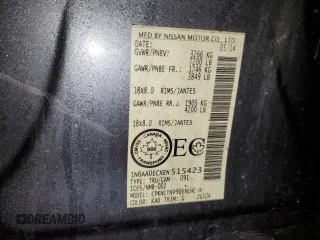 2014 Nissan Titan S with VIN 1N6AA0ECXEN515423, listed as a Copart auction lot 47934505 with 208,900 mi miles and Salvage Title. Bid and sale history available at DreamBid. Image 13.