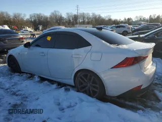 2020 Lexus IS 350 F Sport with VIN JTHGZ1E26L5017623, listed as a Copart auction lot 87470354 with Not provided miles and Salvage title. Bid and sale history available at DreamBid. Image 2.