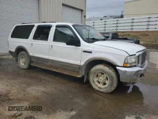 2000 Ford Excursion Limited with VIN 1FMNU42L3YEC40856, listed as a Copart auction lot 43702325 with 242,903 mi miles and Clean title. Bid and sale history available at DreamBid. Image 4.