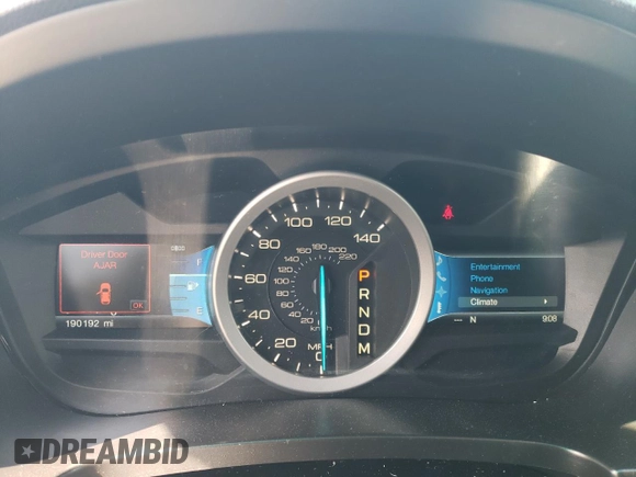 2012 Ford Explorer XLT with VIN 1FMHK8D8XCGA90146, listed as a Copart auction lot 53657525 with 190,192 mi miles and Salvage Title. Bid and sale history available at DreamBid. Image 9.
