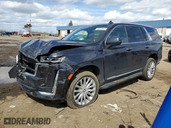 2024 Cadillac Escalade 4WD Premium Luxury z VIN 1GYS4BKL5RR260915, wystawiony jako Copart lot #50432055 z przebiegiem 17 236 mil mil oraz Czysty tytuł • Clean title. Historia ofert i sprzedaży dostępna na DreamBid. Obrazek 1.