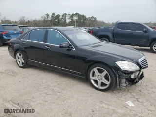 2010 Mercedes-Benz S-Class S 550 with VIN WDDNG7BB2AA341913, listed as a Copart auction lot 48166445 with 99,475 mi miles and Salvage Title. Bid and sale history available at carsss.com. Image 4.