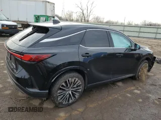 2023 Lexus RX with VIN 2T2BBMCA8PC010785, listed as a Copart auction lot 86061694 with 11,956 mi miles and Salvage Title. Bid and sale history available at carsss.com. Image 3.