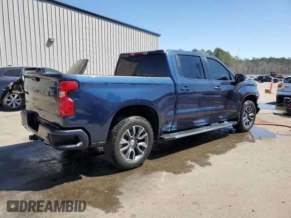 2023 Chevrolet Silverado 1500 RST with VIN 2GCUDEED3P1137124, listed as a Copart auction lot 50585395 with 28,332 mi miles and Salvage Title. Bid and sale history available at DreamBid. Image 3.
